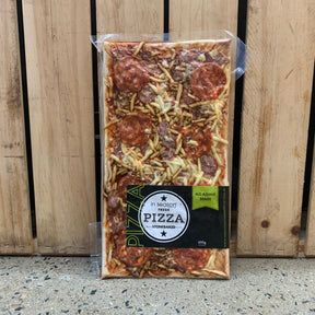 In Season All about Meat Pizza available at The Prickly Pineapple