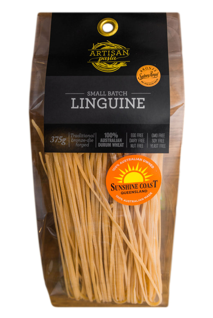 Artisan pasta foods of noosa small batch linguine available at The prickly Pineapple