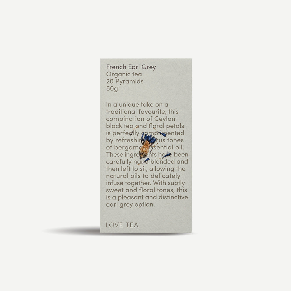 Love Tea Organic French Earl Grey Tea Bags