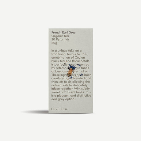 Love Tea Organic French Earl Grey Tea Bags