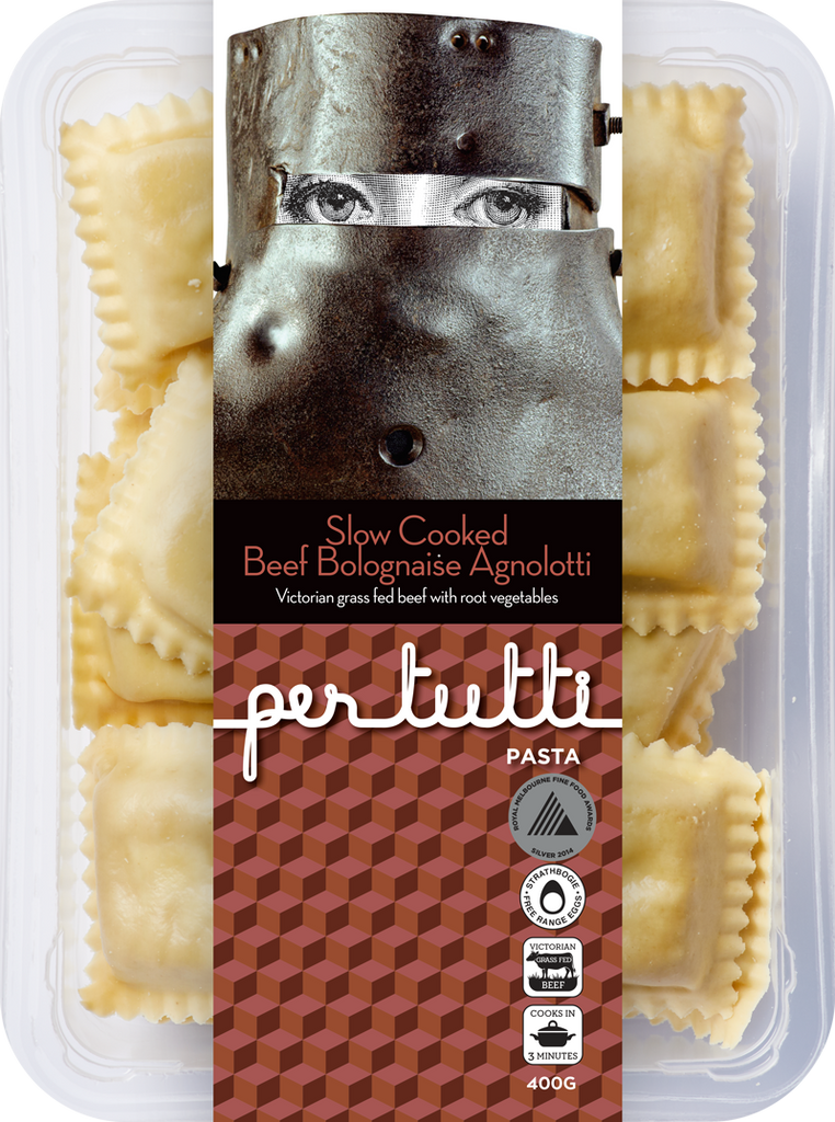 Per Tutti Pasta - Slow Cooked Beef Bolognaise Agnolotti 400g available at The Prickly pineapple