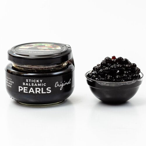 Sticky Balsamic Premium Original Pearls 110g available at The Prickly Pineapple