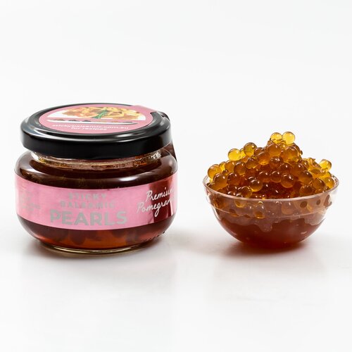 Sticky Balsamic Premium Pomegranate Pearls 110g available at The Prickly Pineapple