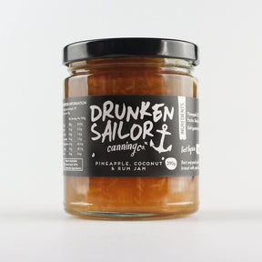 drunken sailor canning co pineapple coconut rum jam