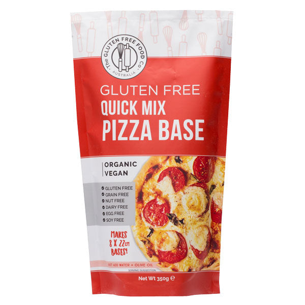 gluten free food co quick pizza base mix