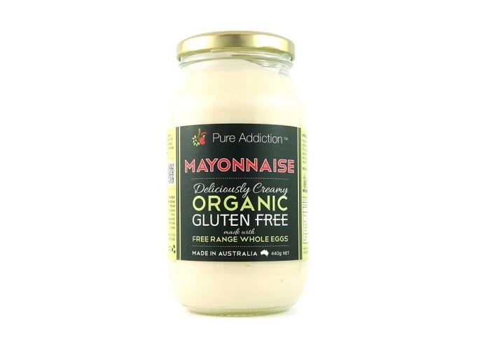 Ozganics Pure Addiction Organic Gluten Free Mayonnaise available at The Prickly Pineapple