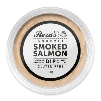 Roza's Gourmet Smoked Salmon dip available at The Prickly Pineapple 