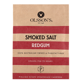 Olsson's Red Gum Smoked Salt 500g available at The Prickly Pineapple