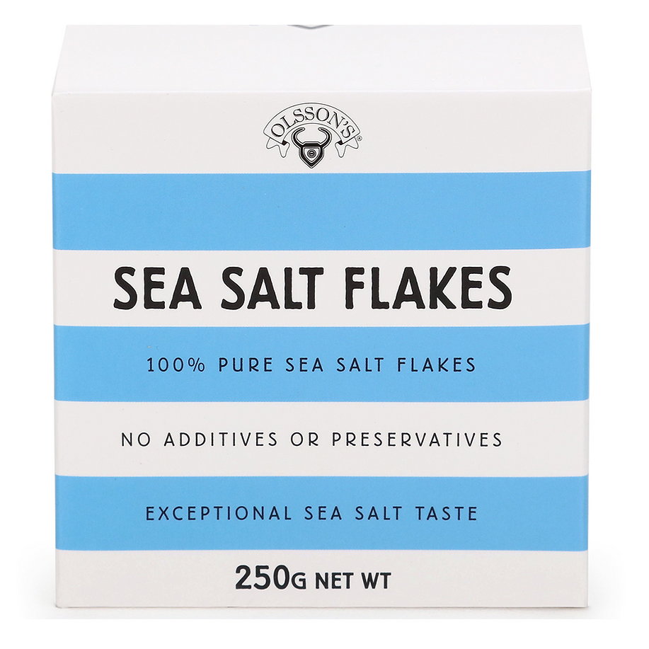 Olsson's Sea Salt Flakes Cube 250g available at The Prickly Pineapple