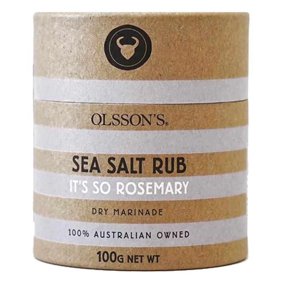 Olsson's It's so Rosemary Salt Rub 100g available at The Prickly Pineapple