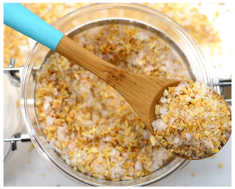 Olsson's Lemon Zest Salt Rub 140g available at The Prickly Pineapple