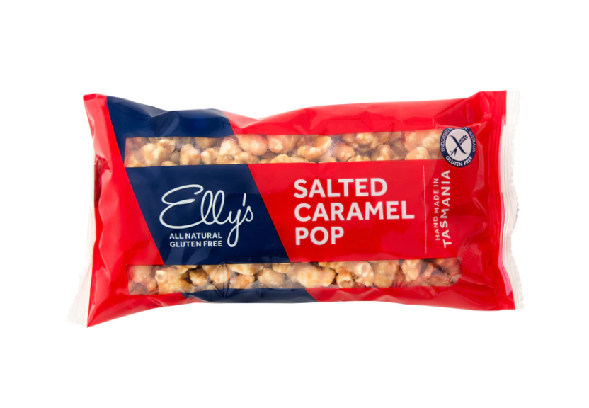 Elly's Salted Caramel Pop 160g available at The Prickly Pineapple