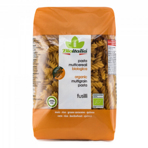 Bioitalia Organic Multigrain Pasta Fusilli (GF) 340g available at The Prickly Pineapple