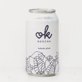 OK Boocha Kakadu Plum Handcrafted Kombucha available at The Prickly Pineapple