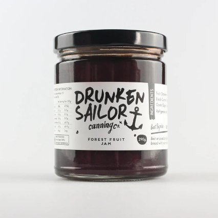 Drunken Sailor Forest Fruit Jam available at The Prickly Pineapple