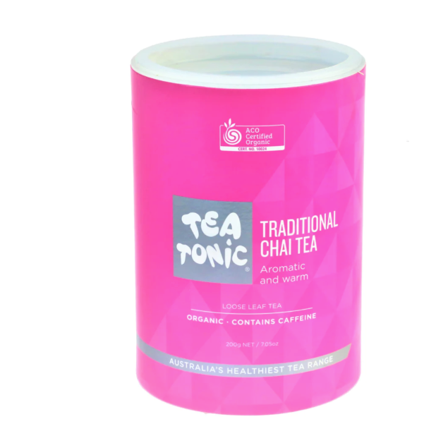 Tea Tonic Loose Tea Varieties Traditional Chai available at The Prickly Pineapple