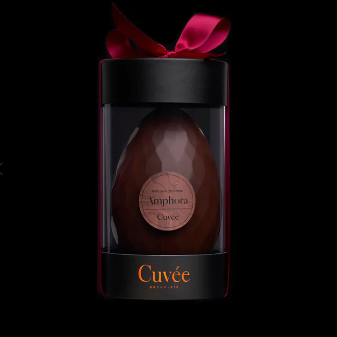 Cuvee Chocolate Easter Egg Varieties 140g Amphora available at The Prickly Pineapple