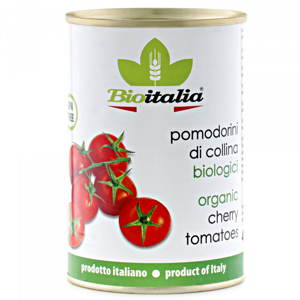 Bioitalia Organic Cherry Tomatoes 400g available at The Prickly Pineapple