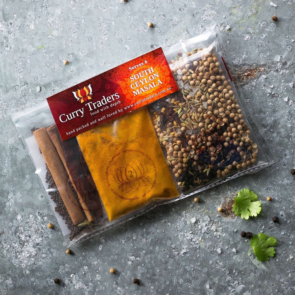 Curry Traders South Ceylon Masala Curry Gourmet Kit available at The Prickly Pineapple