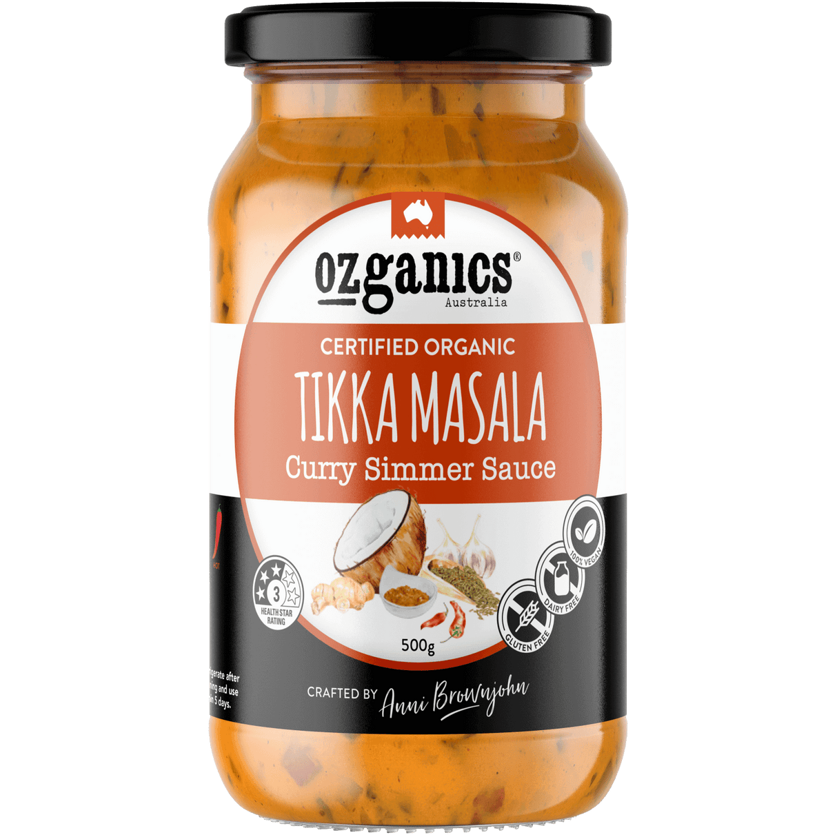 Ozganics Tikka Masala Simmer Sauce 500g