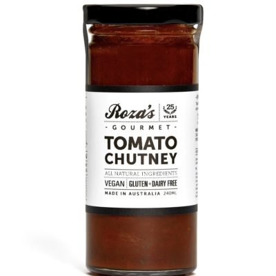 Roza's Tomato Chutney 240ml available at The Prickly Pineapple