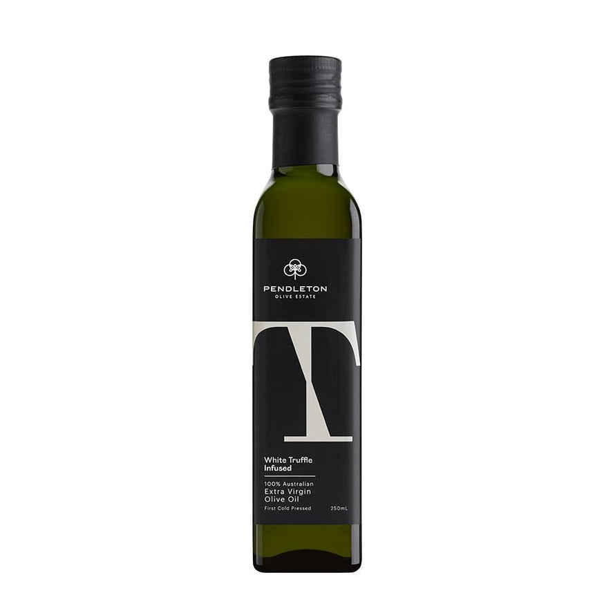 Pendleton Olive Estate Extra Virgin Olive Oil Infused White Truffle 250ml available at The Prickly Pineapple