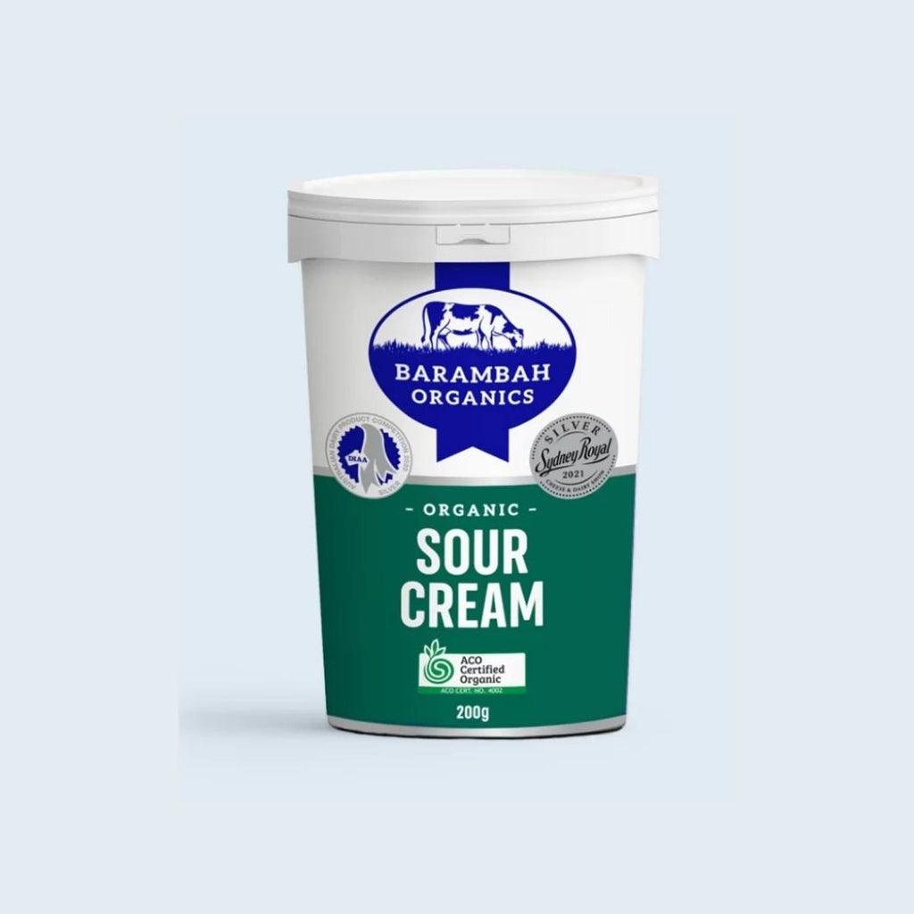 Barambah Organics Sour Cream available at The Prickly Pineapple