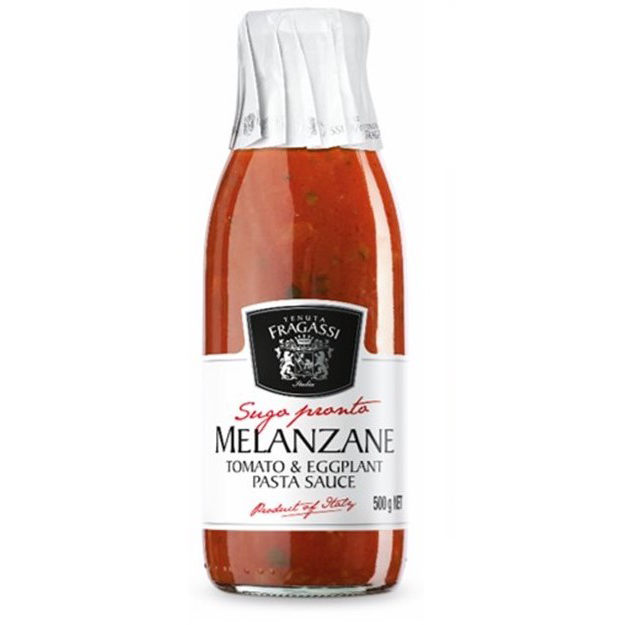 Fragassi Pasta Sauce Melanzane Tomato & Eggplant 500g available at The Prickly Pineapple