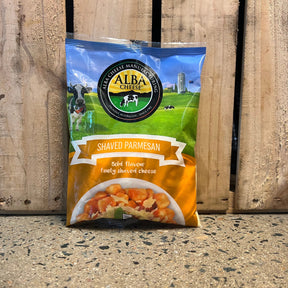 Alba Cheese Shaved Parmesan 250g available at The Prickly Pineapple