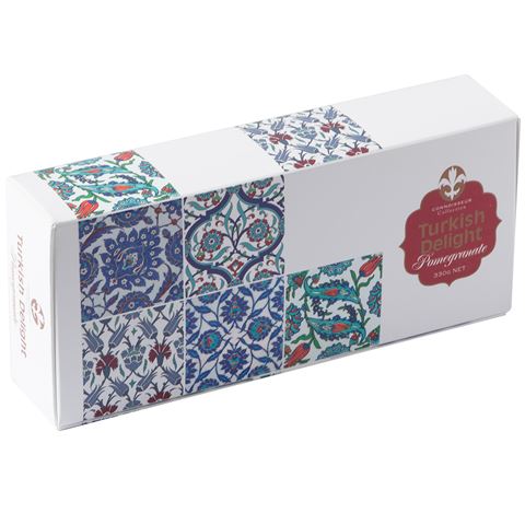 Connoisseur Collection Turkish Delight Pomegranate 330g available at The Prickly Pineapple