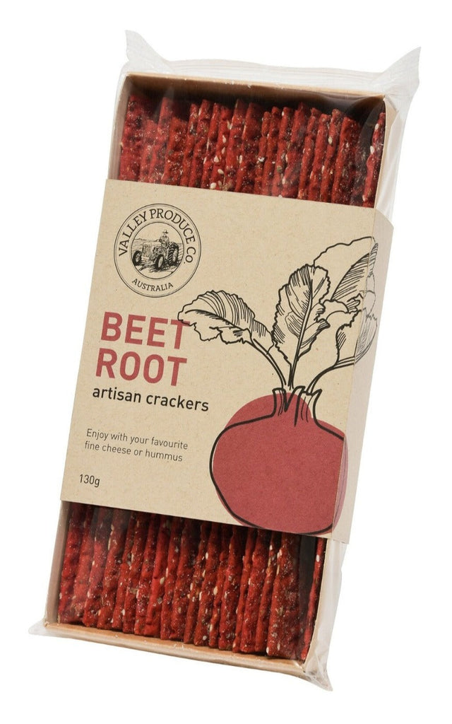 Valley Produce Artisan Crackers beetroot