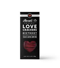 roza's gourmet love crackers beetroot