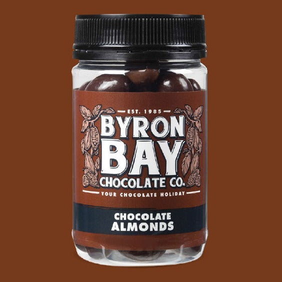 Byron Bay Chocolate Co Chocolate Almond 200g  available at The Prickly Pineapple