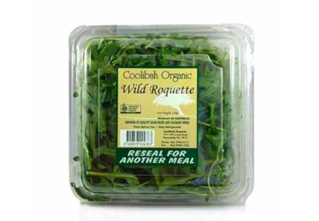 coolibah organic wild roquette salad mix