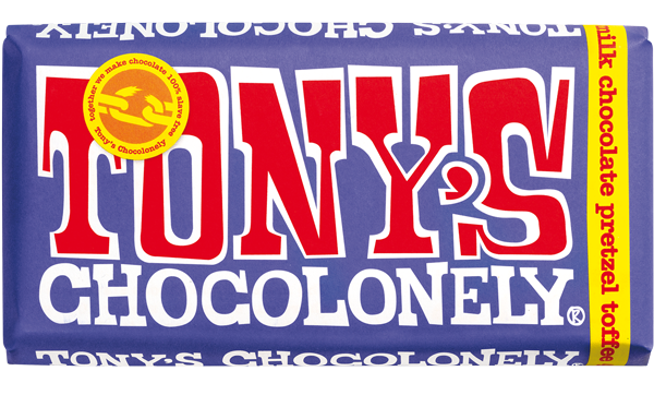 Tony's Chocolonely dark milk pretzel toffee 180g