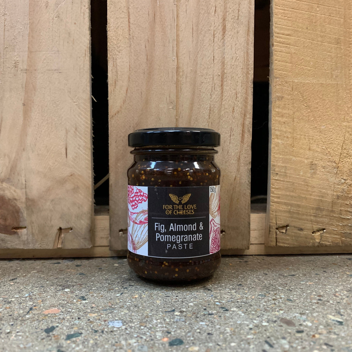 For the Love of Cheeses Fig, Almond & Pomegranate Paste 150g available at The Prickly Pineapple