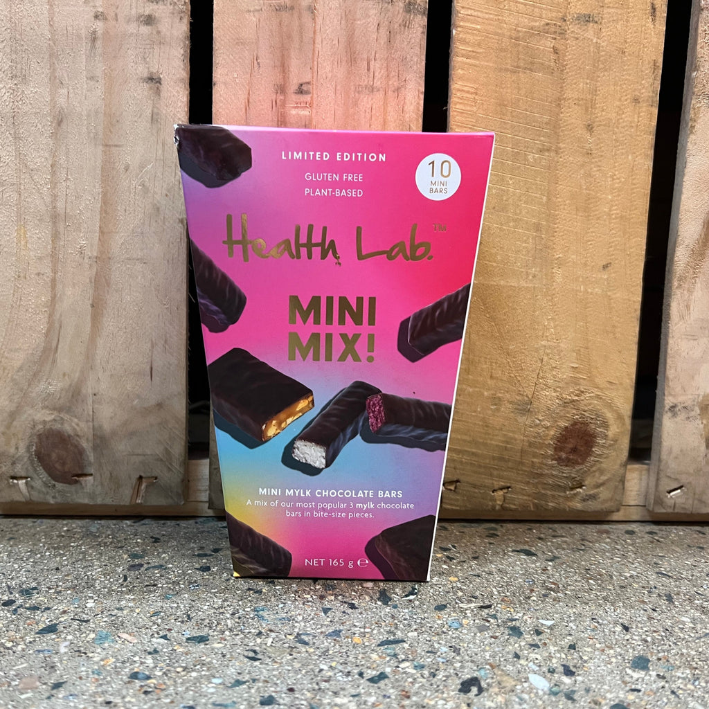 Health Lab Christmas Mini Mix Mylk Chocolate Bars *Limited Edition* 165g available at The Prickly Pineapple