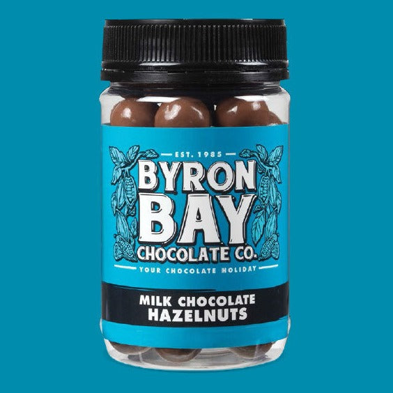 Byron Bay Chocolate Co Milk Chocolate Hazelnuts available at The Prickly Pineapple