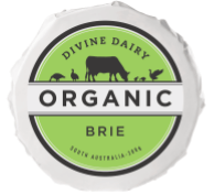 Divine Dairy Organic Brie 200g available at The Prickly Pineapple