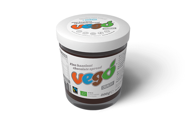 Vego Spread Fine Hazelnut Chocolate Spread 200g available at The Prickly Pineapple