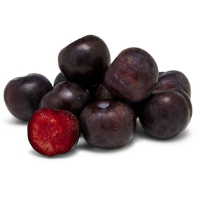 Plums Queen Garnet per kg available at The Prickly Pineapple