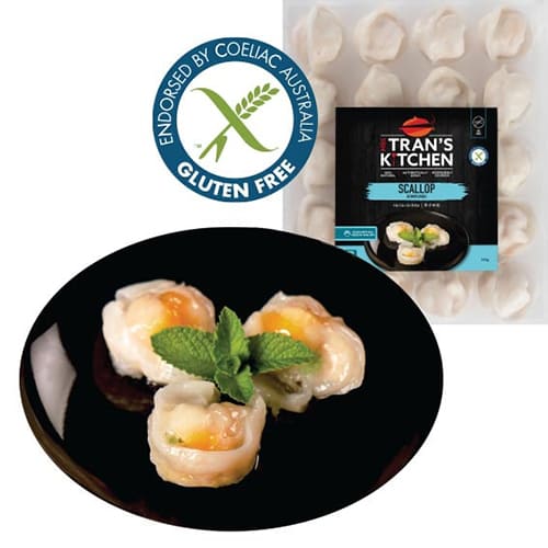 Mrs Trans Kitchen Scallop & Prawn Dumplings (GF) 500g