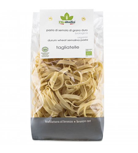 Bioitalia Organic Organic Durum Wheat Semolina Tagliatelle Pasta 500g available at The Prickly Pineapple