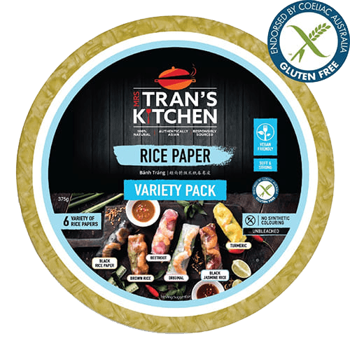 mrs trans kitchen gluten free variety rice paper pack